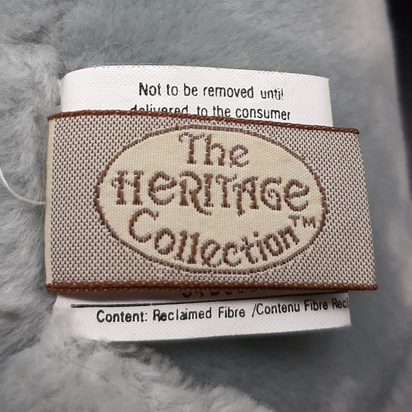 Vintage 1981 Ganzbros Blue Eyes Gray Wrinkles Dog Hand Puppet Plush 17" - Picture 7 of 9